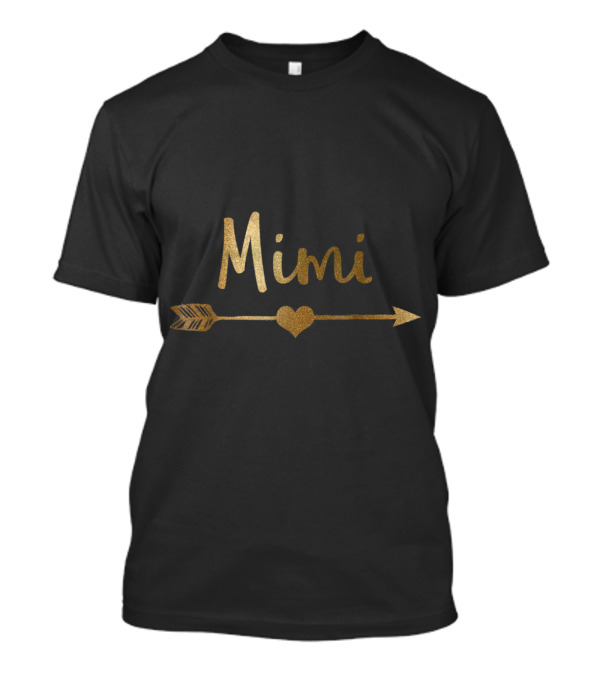Mimi Gold Heart Arrow T-Shirt