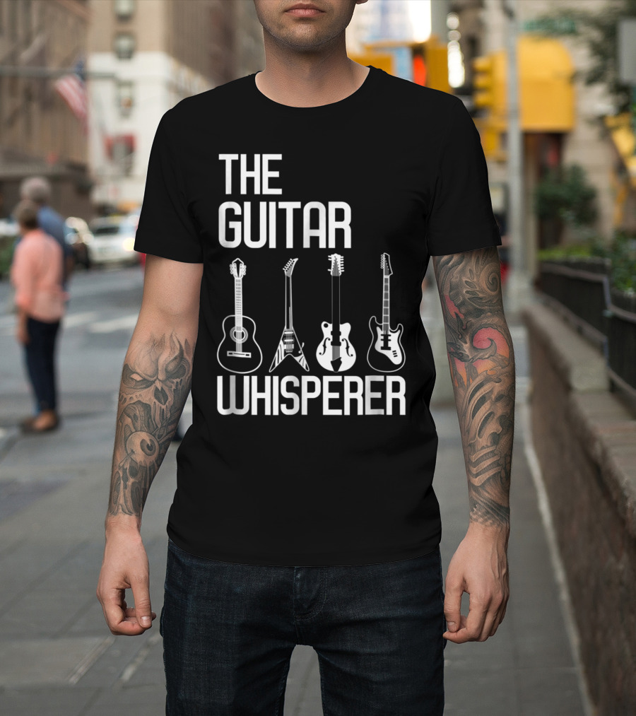 The Guitar Whisperer Guitarist Icons T-Shirt
