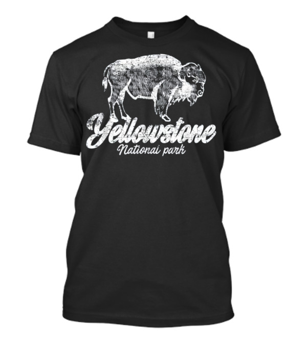 Yellowstone National Park Bison Buffalo T-Shirt