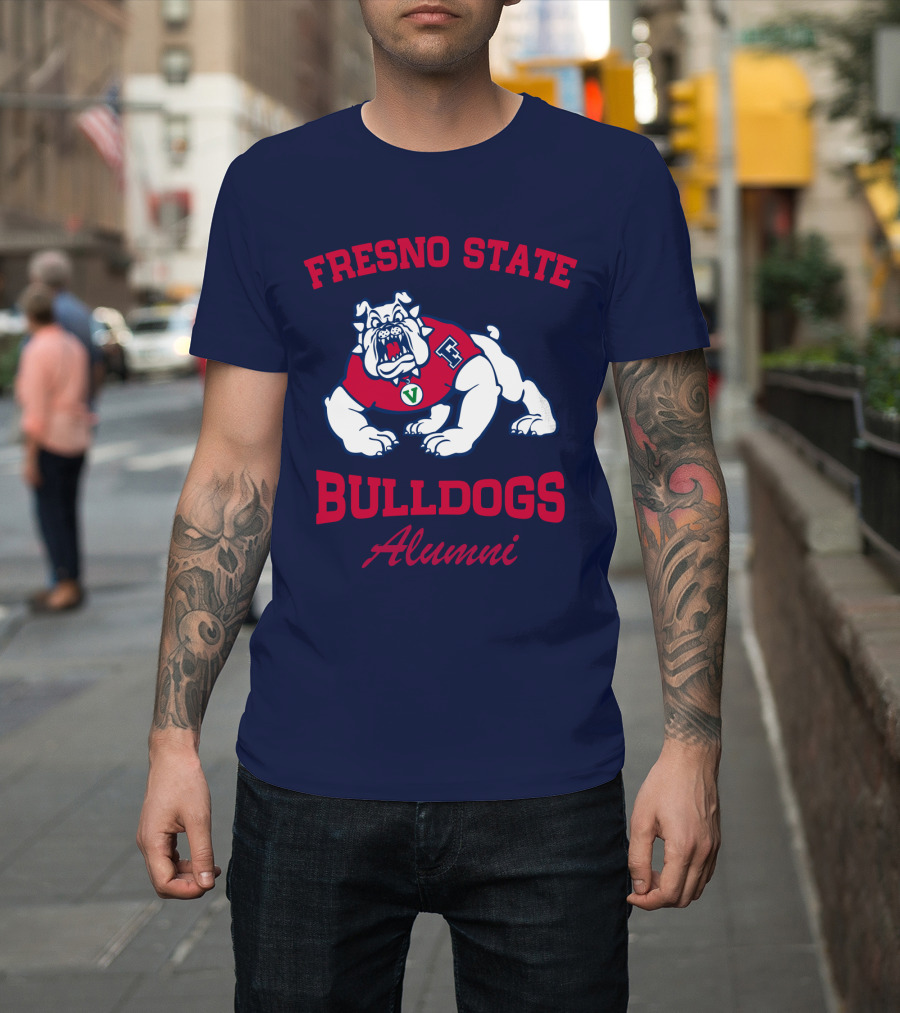 Fresno State Bulldogs Alumni Bulldog Mascot T-Shirt