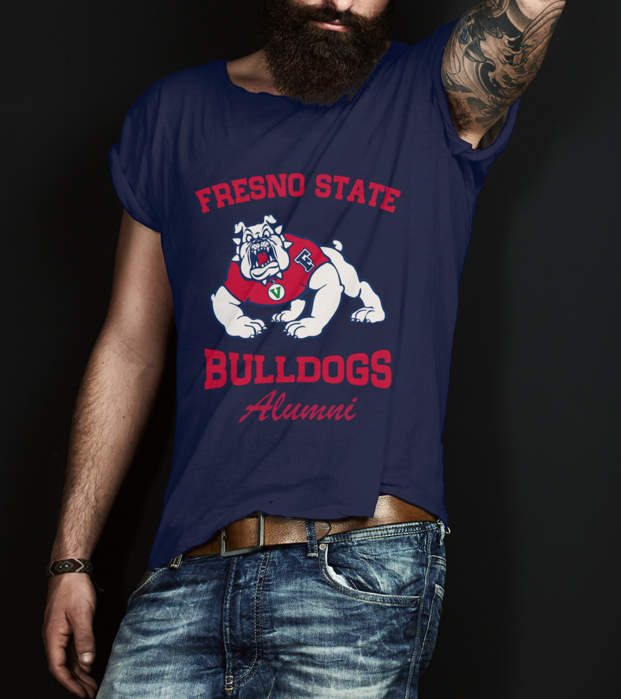 Fresno State Bulldogs Alumni Bulldog Mascot T-Shirt