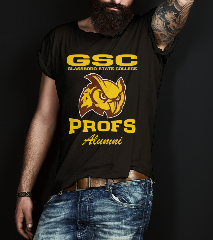 GSC Glassboro State College Profs Alumni Owl T-Shirt