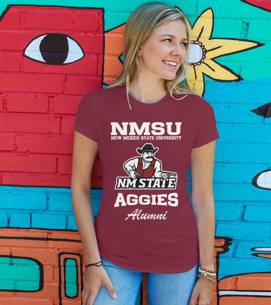 NMSU New Mexico State University NM State Aggies Alumni T-Shirt