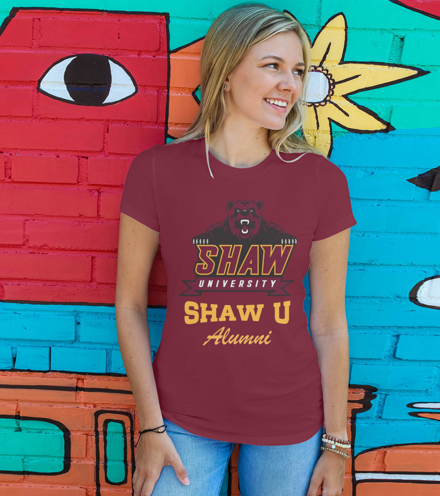 Shaw University Bear Shaw U Alumni T-Shirt