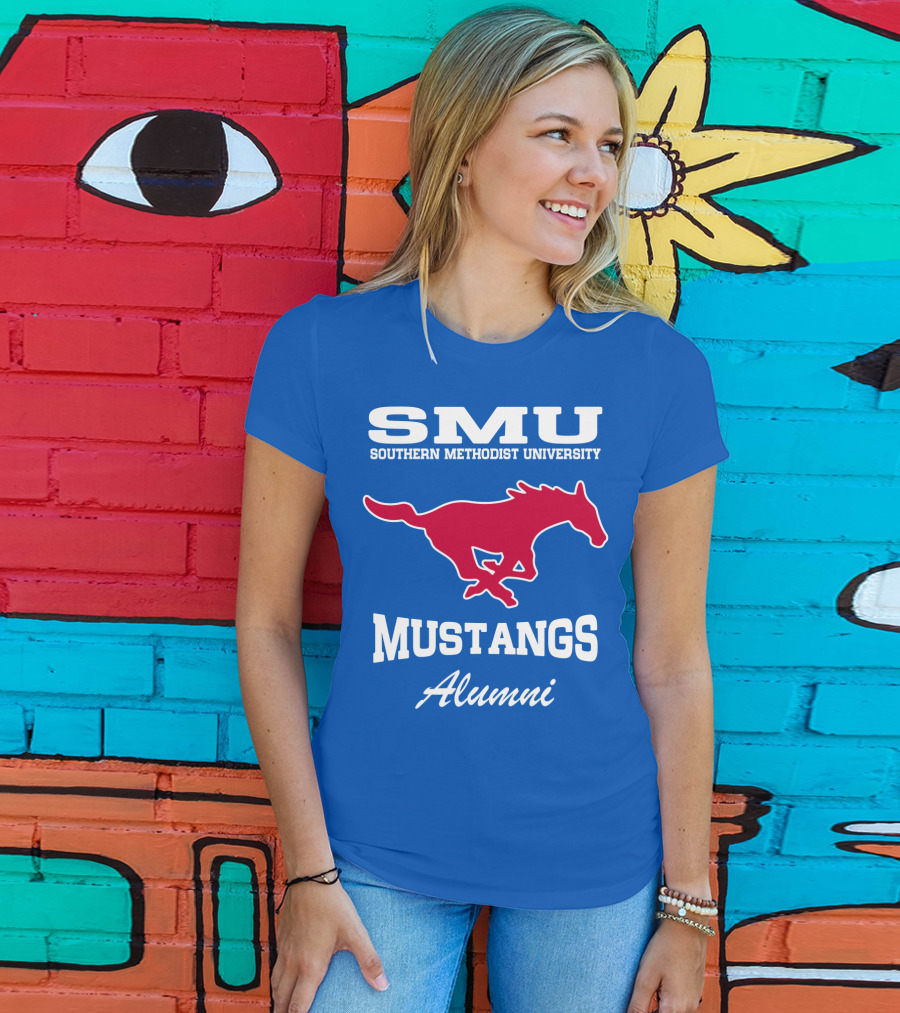 SMU Southern Methodist University Mustangs Alumni T-Shirt
