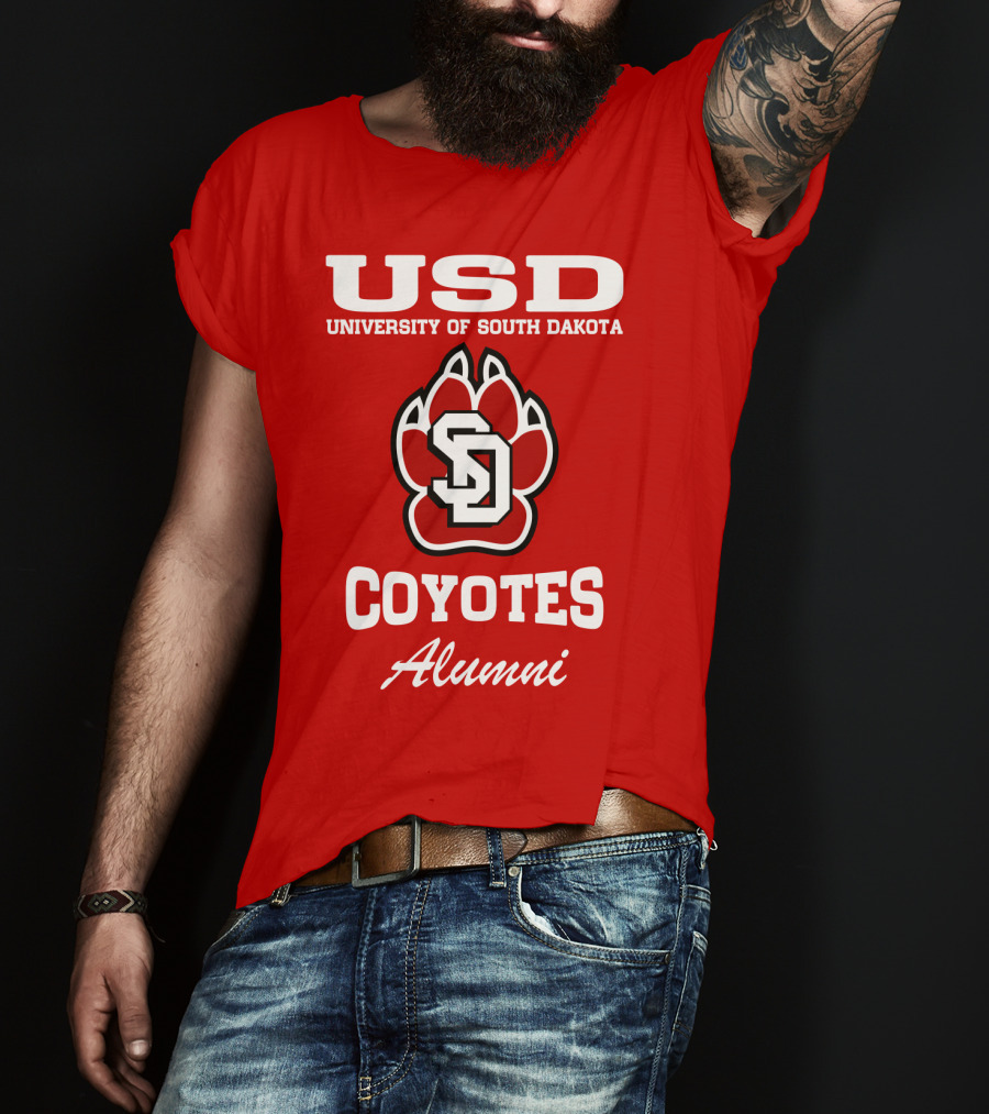 USD University Of South Dakota Coyotes Alumni T-Shirt