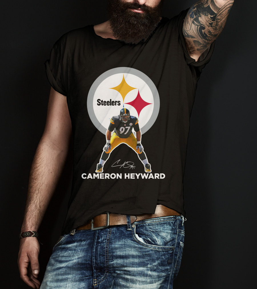 Cameron Heyward Pittsburgh Steelers 97 Nfl Player Signature T-Shirt