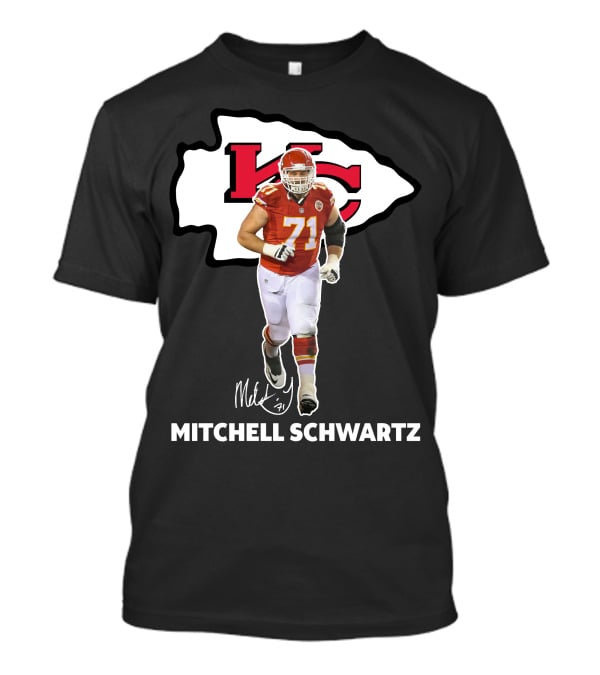 Mitchell Schwartz Kansas City Chiefs 71 NFL Player T-Shirt