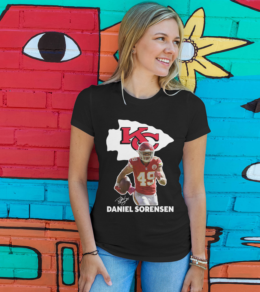Daniel Sorensen Kansas City Chiefs 49 NFL Football Player T-Shirt