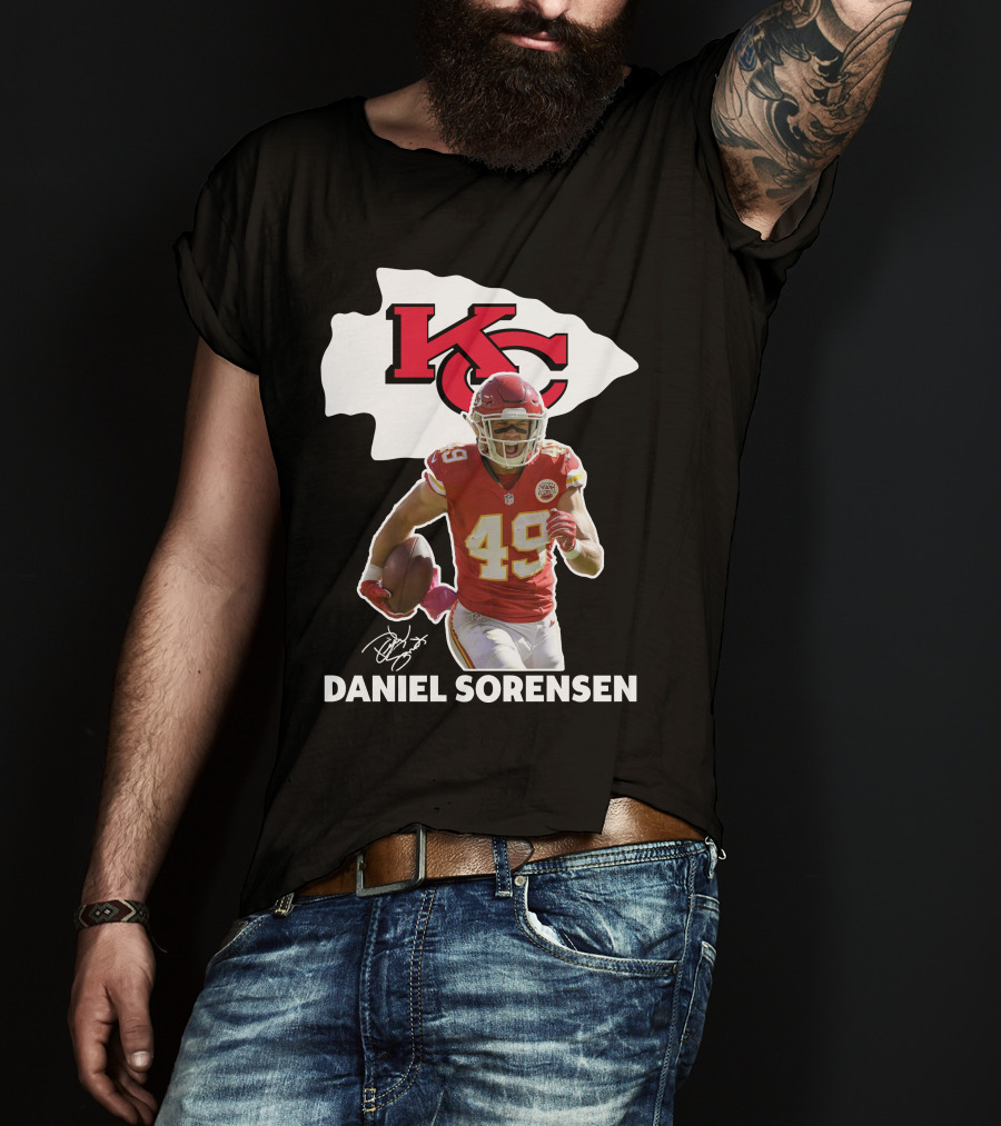 Daniel Sorensen Kansas City Chiefs 49 NFL Football Player T-Shirt
