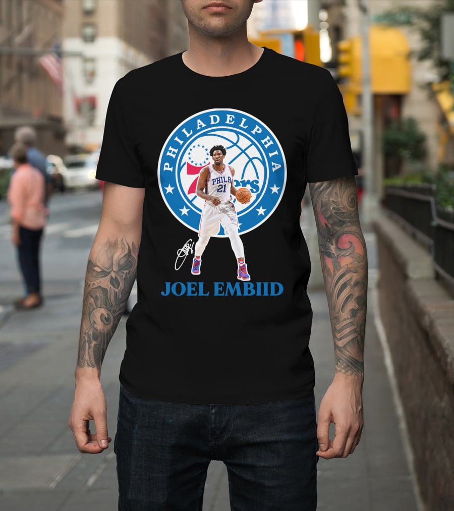 Philadelphia 76ers Joel Embiid T-Shirt