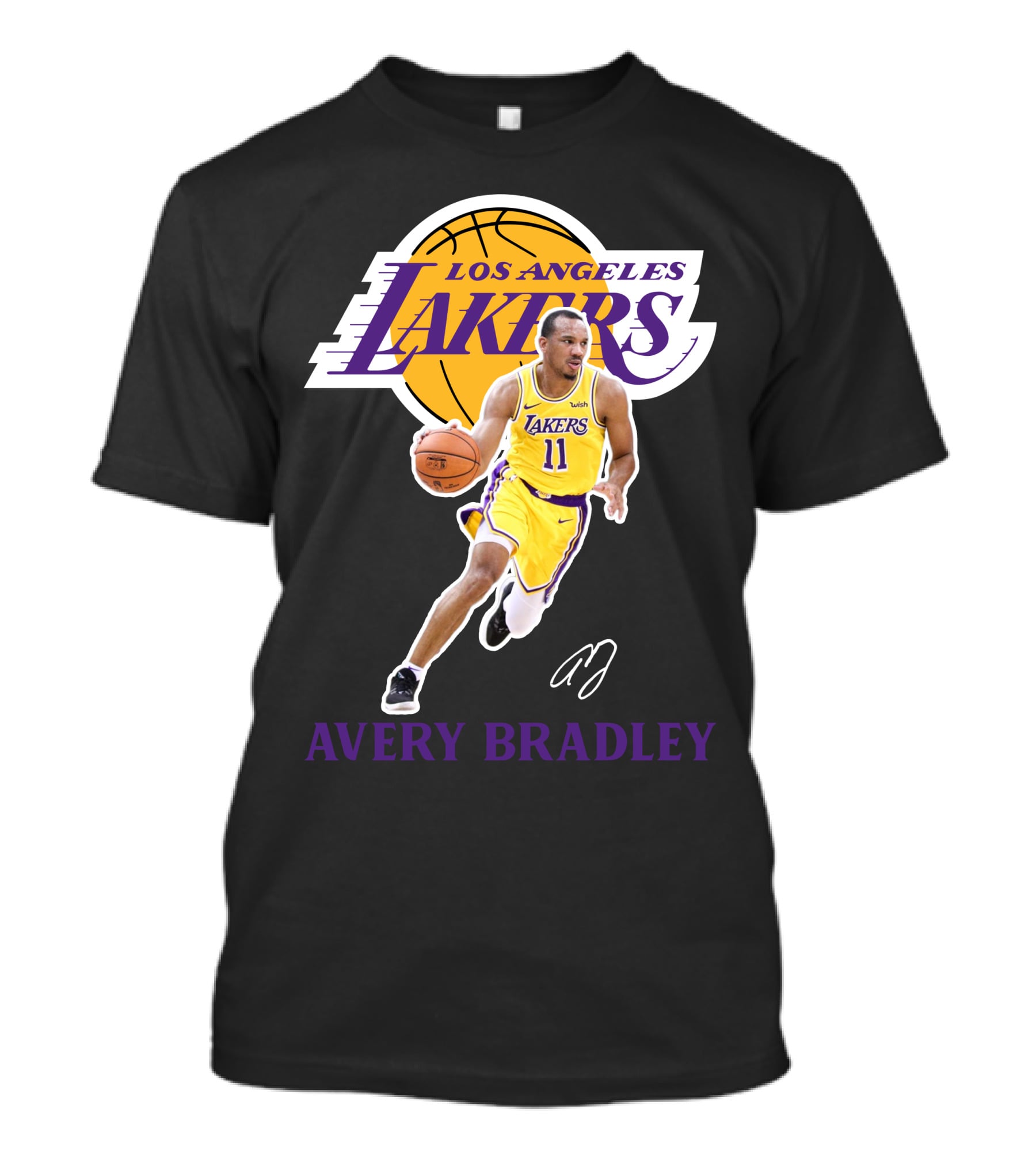 Avery Bradley Los Angeles Lakers 11 Basketball La10 T-Shirt