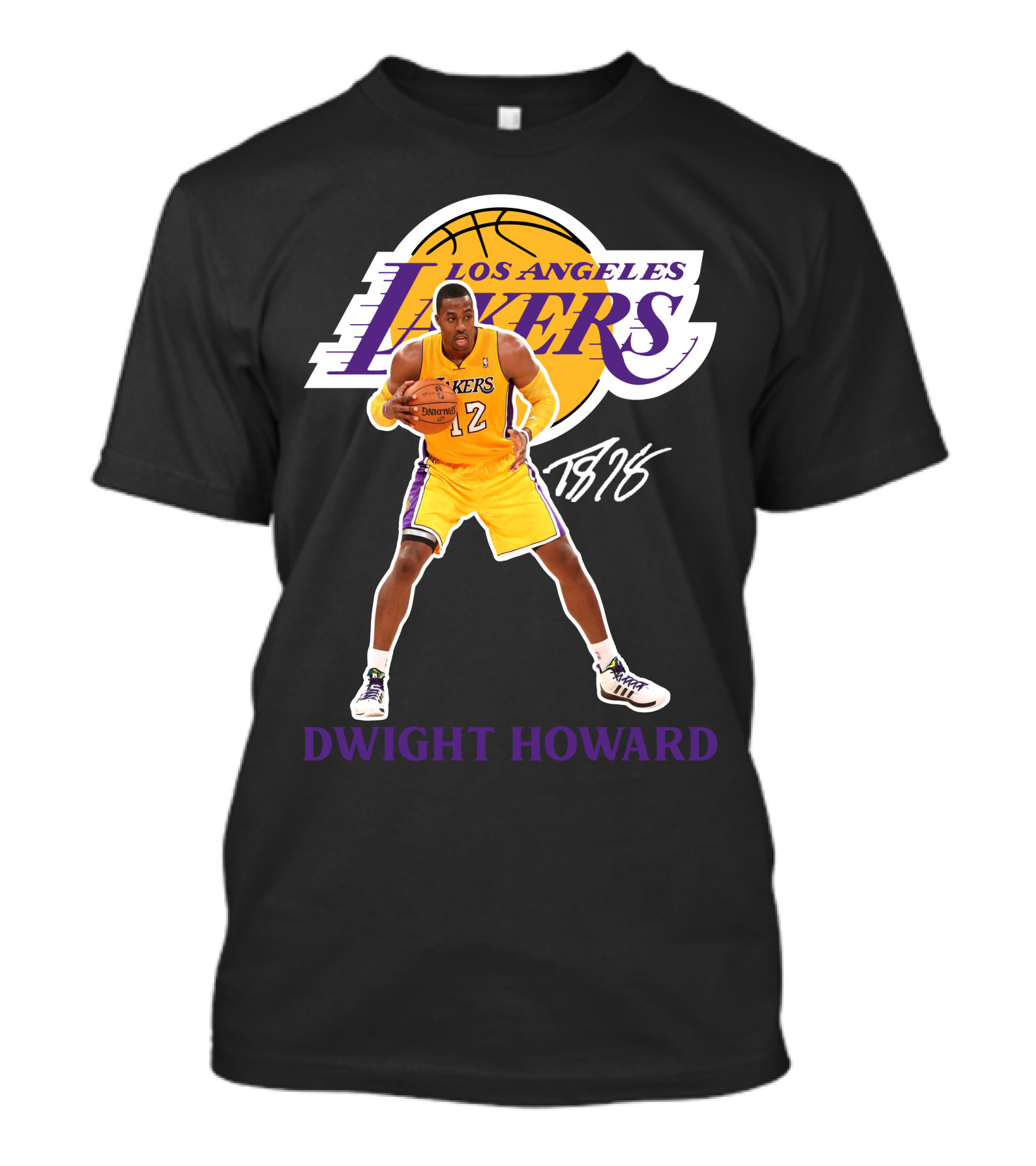 Los Angeles Lakers Dwight Howard 12 Basketball La05 T-Shirt