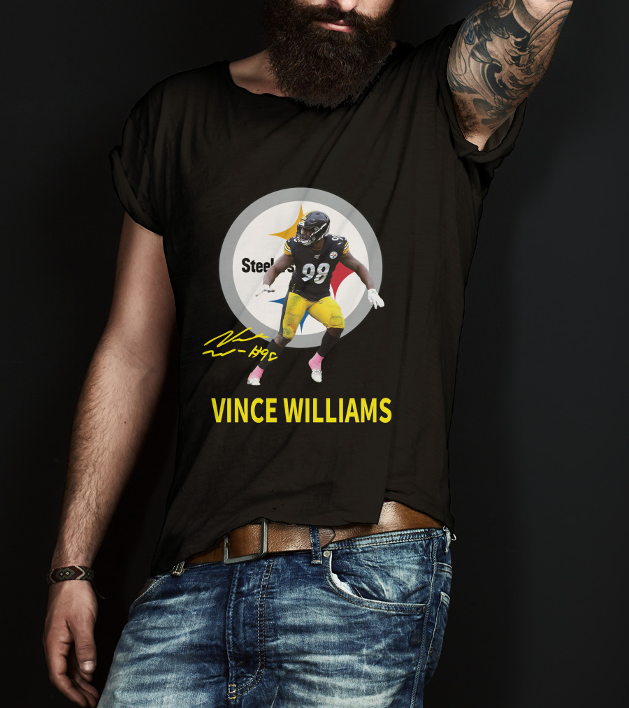 Vince Williams Pittsburgh Steelers 98 Signature Edition T-Shirt