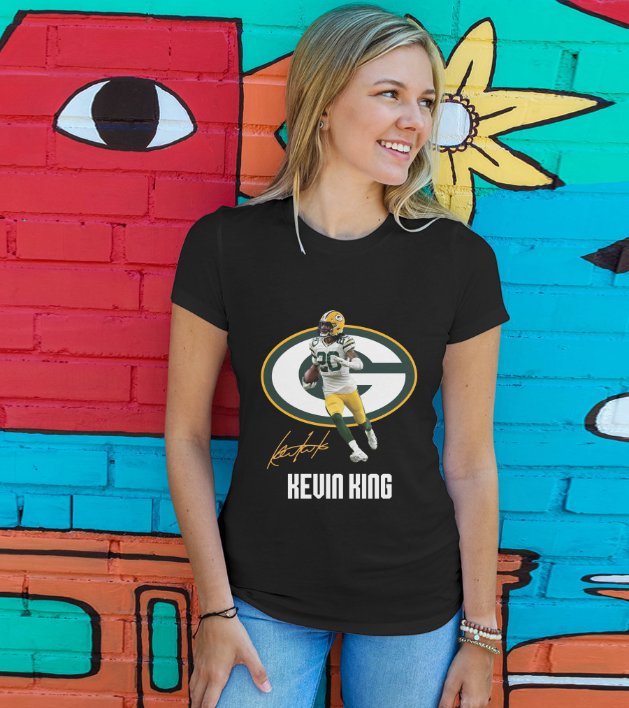 Green Bay Packers Kevin King Signature 26 Football Player T-Shirt