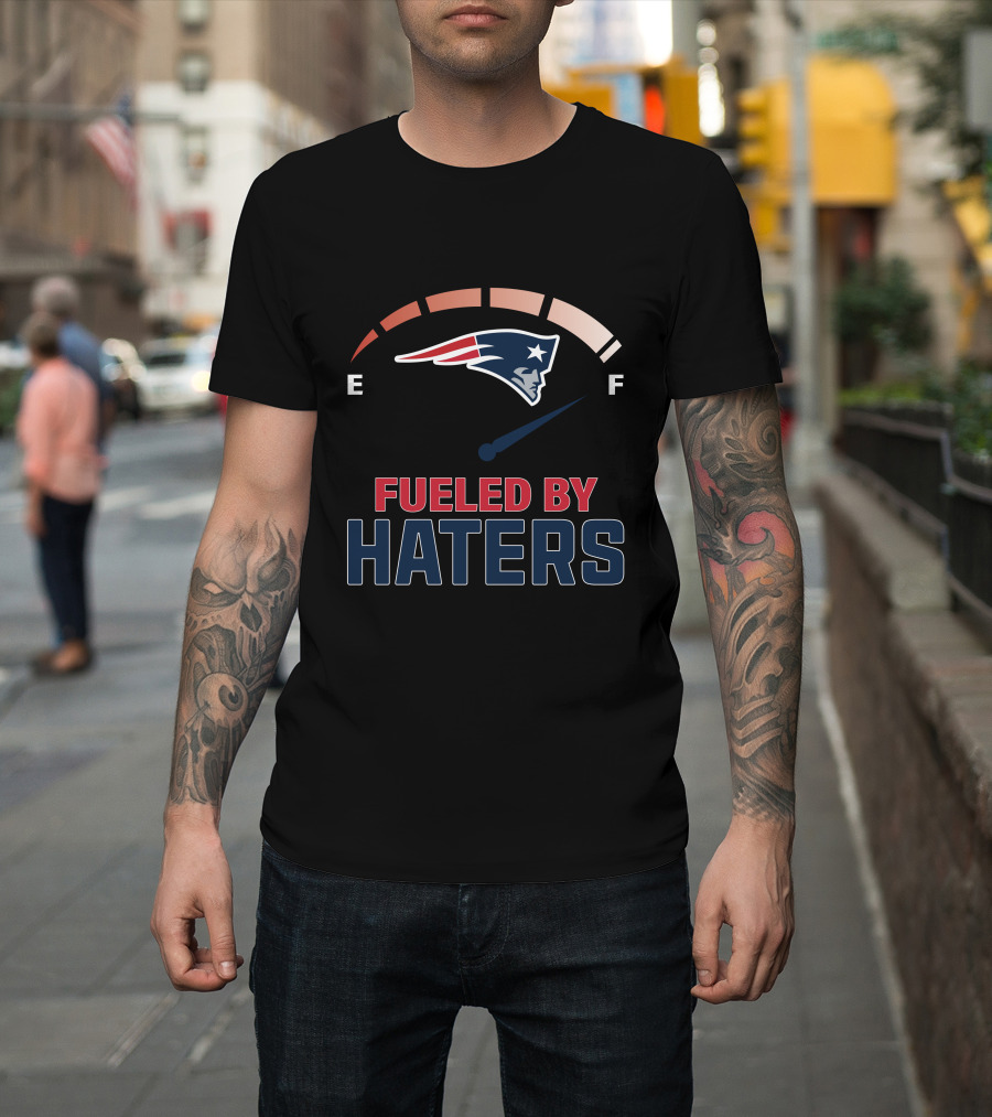 Fueled By Haters 01 New England Patriots Fuel Gauge T-Shirt