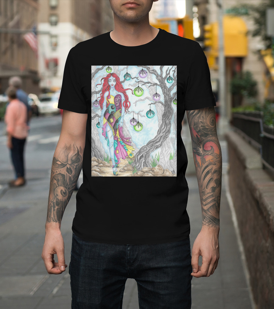 Sally Nightmare Before Christmas Fantasy Scene T-Shirt