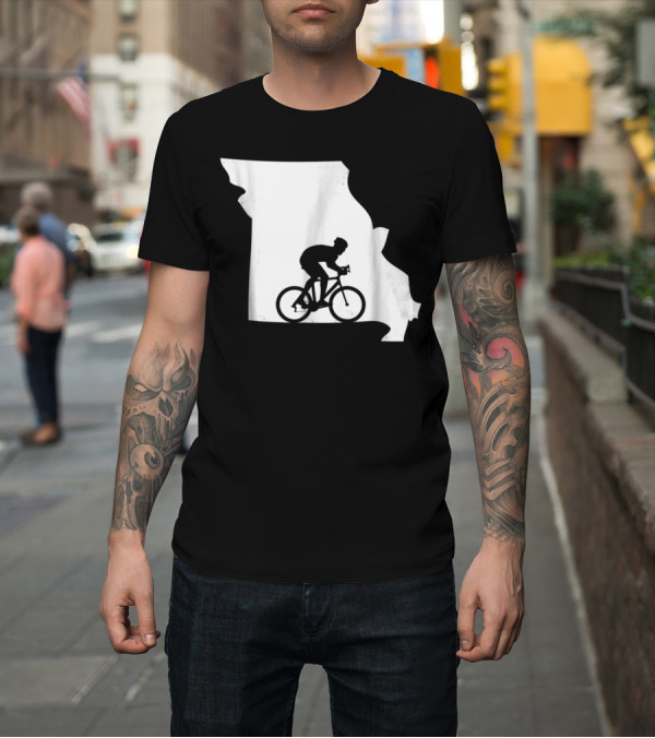 Shirt: Missouri Love for Mountain Biking Enthusiasts in Mo Biker Community T-Shirt Missouri Love for Mountain Biking Enthusiasts in Mo Biker Community T-Shirt