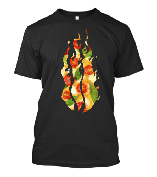 Preston Pizza Tomato Flames T-Shirt