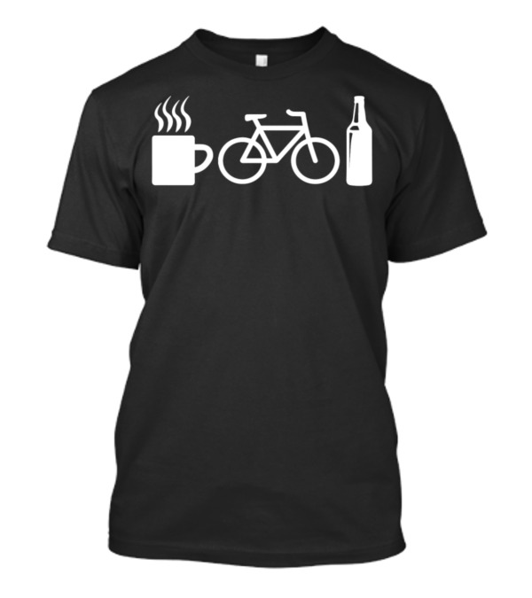 Coffee Biking Cycling Beer T-Shirt