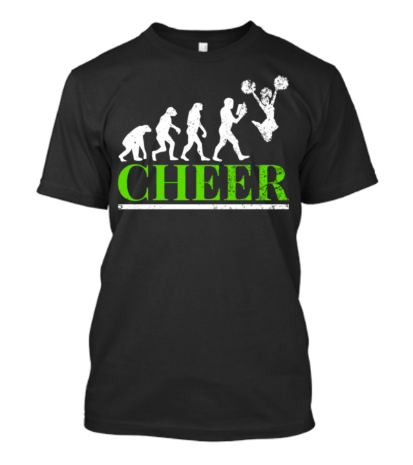 Evolution Of Cheerleader Cheer T-Shirt