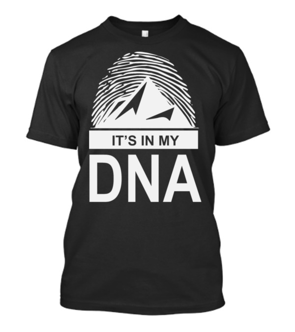 It's In My Climber DNA Fingerprint Mountain T-Shirt