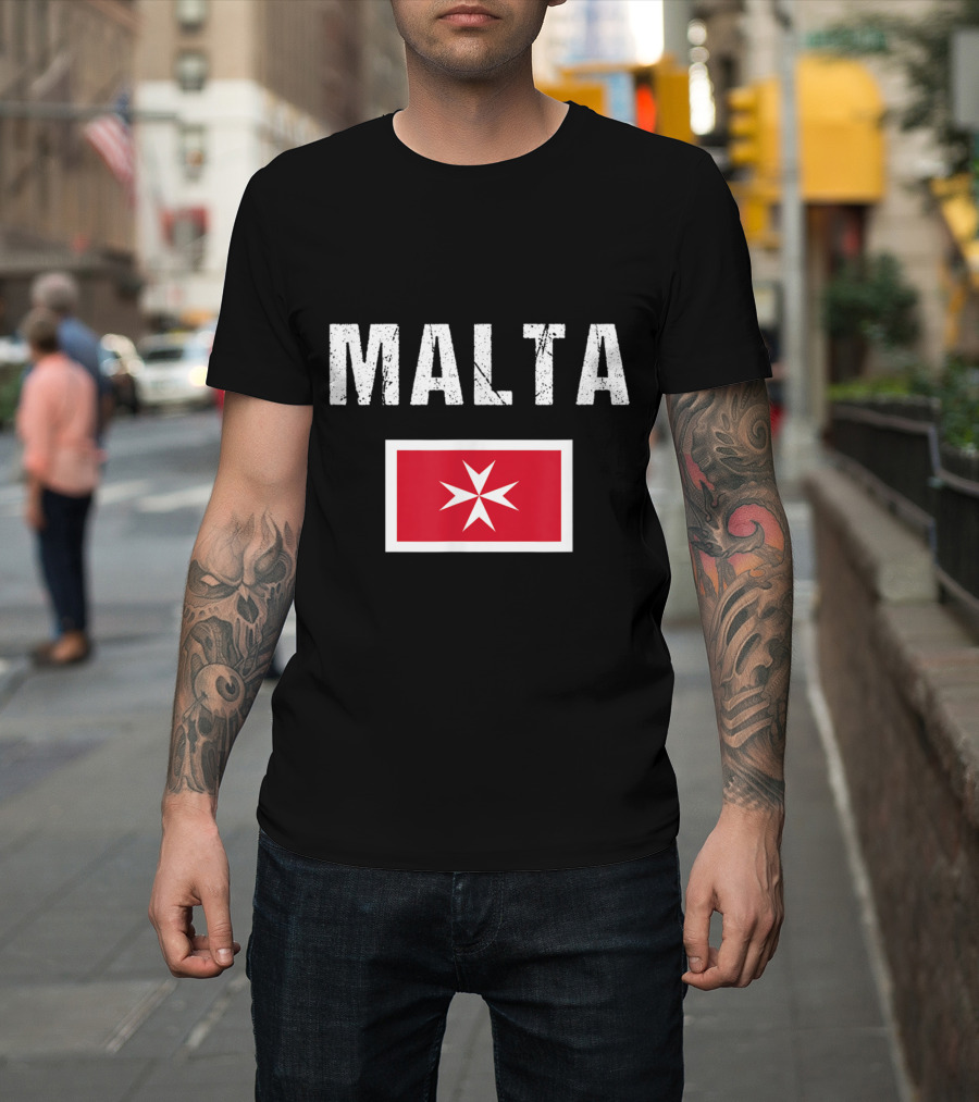 Maltese Cross Malta Flag Me Iconic T-Shirt