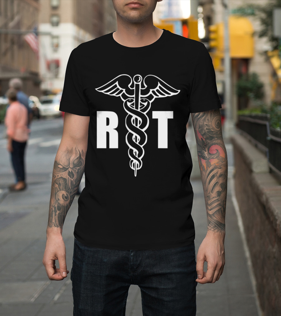 RT Caduceus Medical Symbol Respiratory Therapist T-Shirt