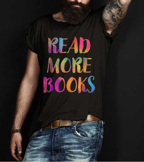 Read More Books Colorful English Teacher Sc T-Shirt