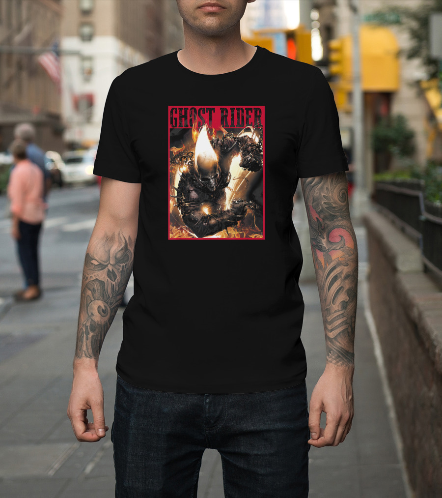 Ghost Rider Flames and Fury T-Shirt