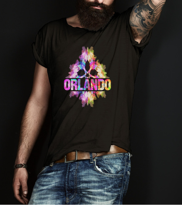 Orlando Souvenir Colorful Abstract Best City Collectibl T-Shirt