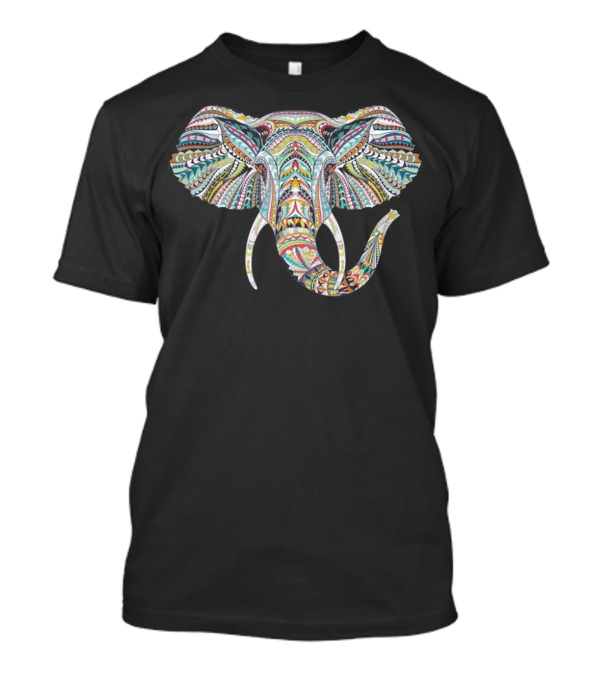 Maverick Infanta Vibrant Elephant Mandala T-Shirt