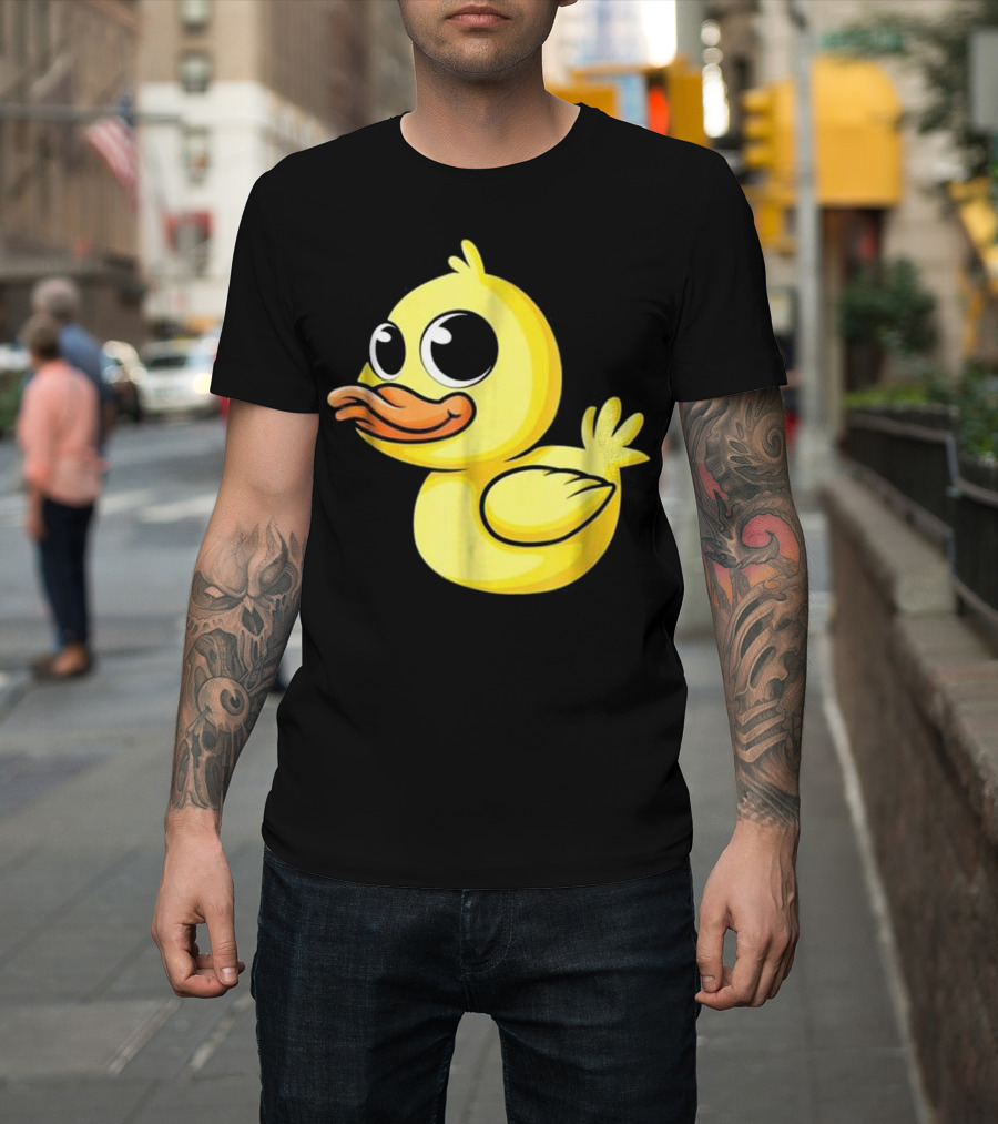 Cute Duckling Baby Duck Bird Anim Character T-Shirt