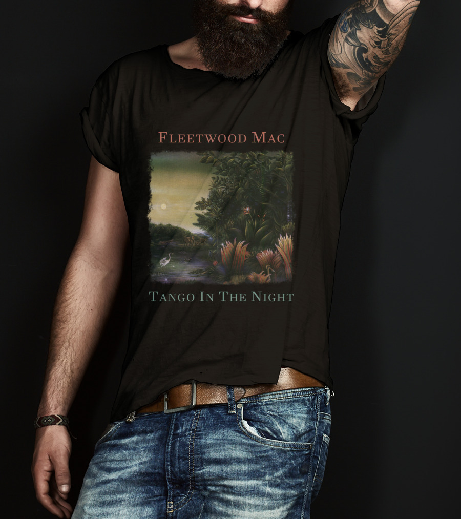 Fleetwood Mac Tango In The Night Album Cover Art T-Shirt