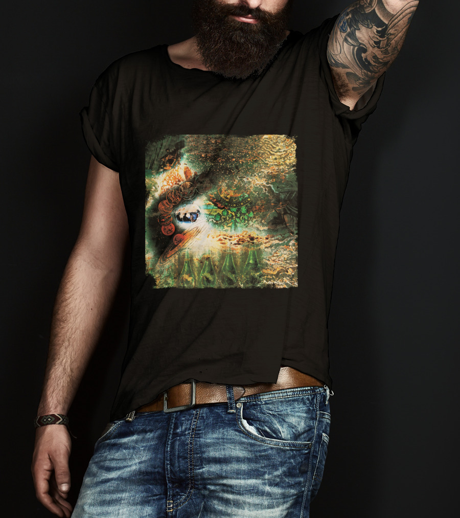 Pf A Saucerful Of Secrets Psychedelic Space T-Shirt