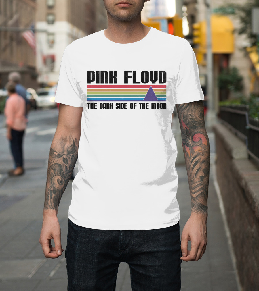 Pink Floyd The Dark Side Of The Moon Men's On The Run T-Shirt