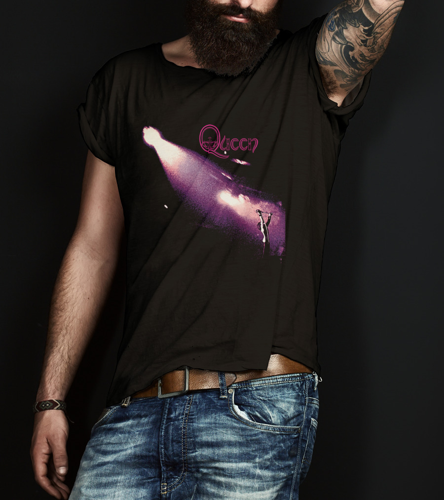 Queen Band Concert Stage Spotlight Freddy Mercury Iconic Performance T-Shirt