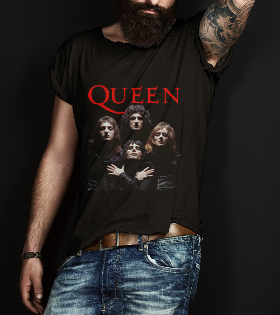 Queen Ii Album Cover Iconic Band Pose T-Shirt