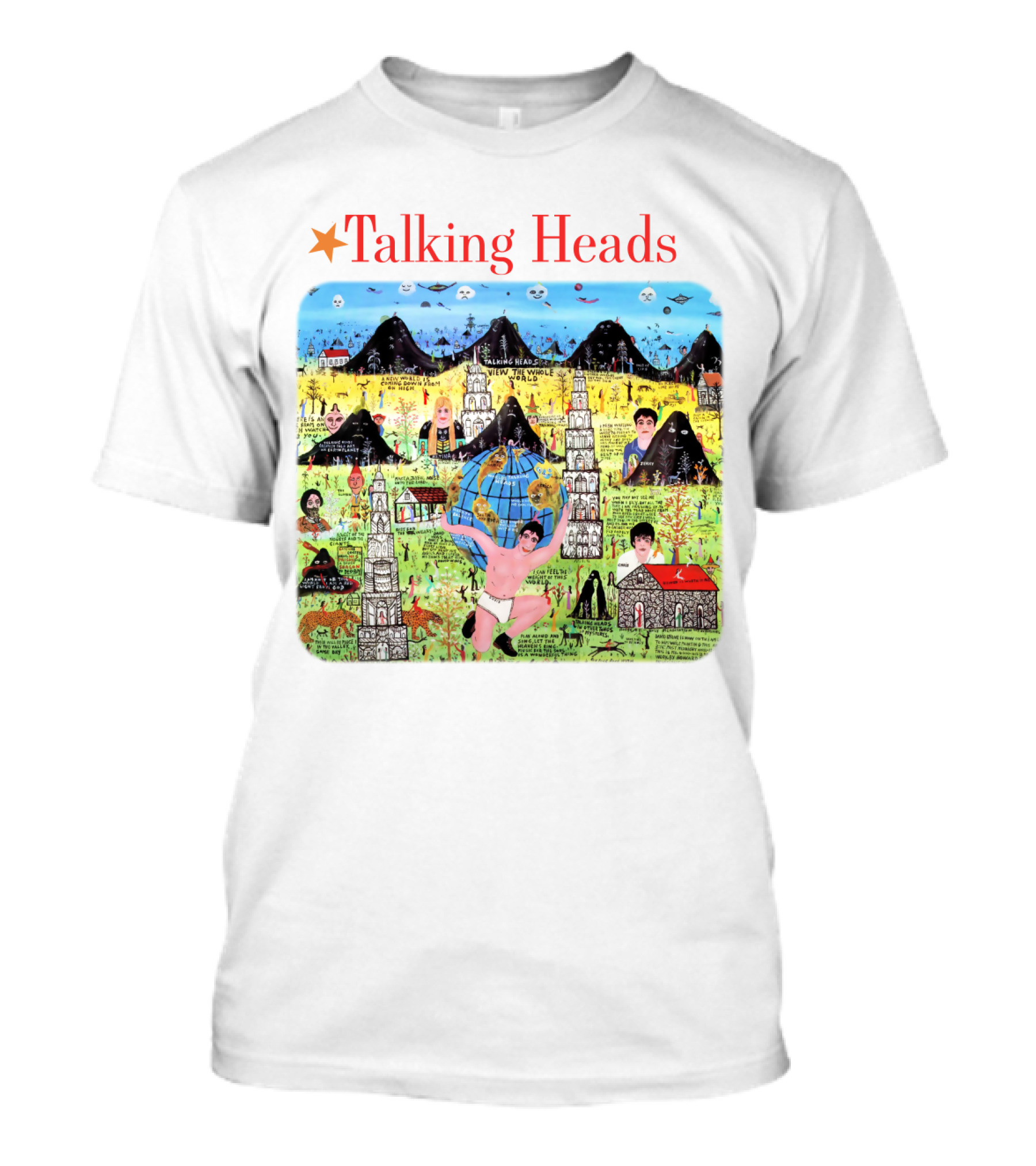 Talking Heads - Little Creatures Album Cover Art T-Shirt