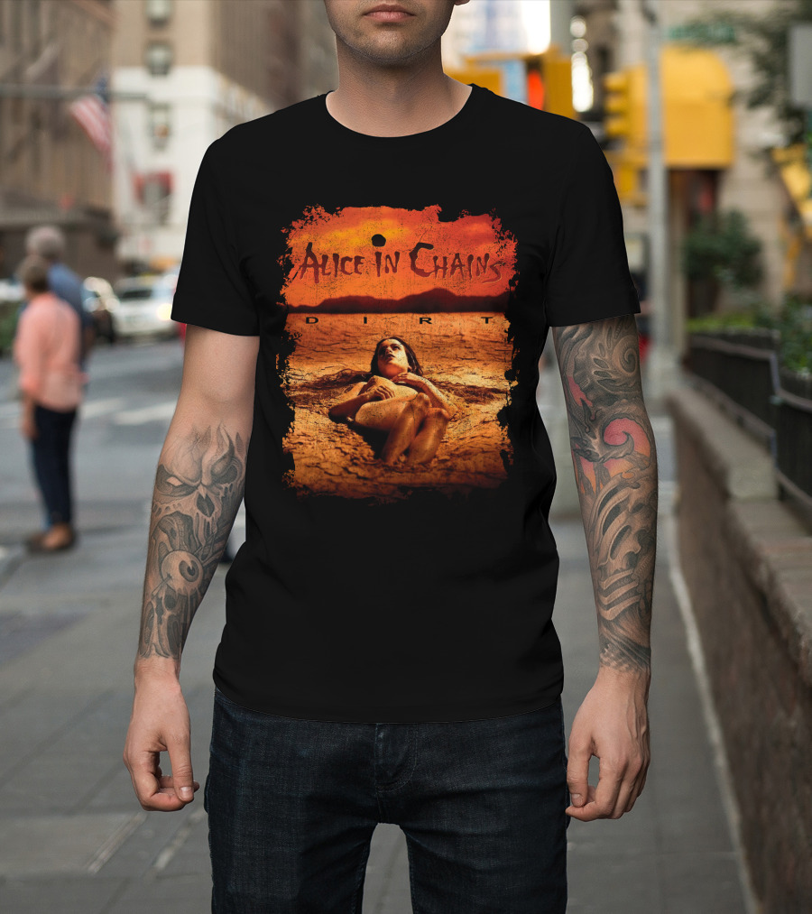 Alice In Chains Dirt Album Cover Art T-Shirt
