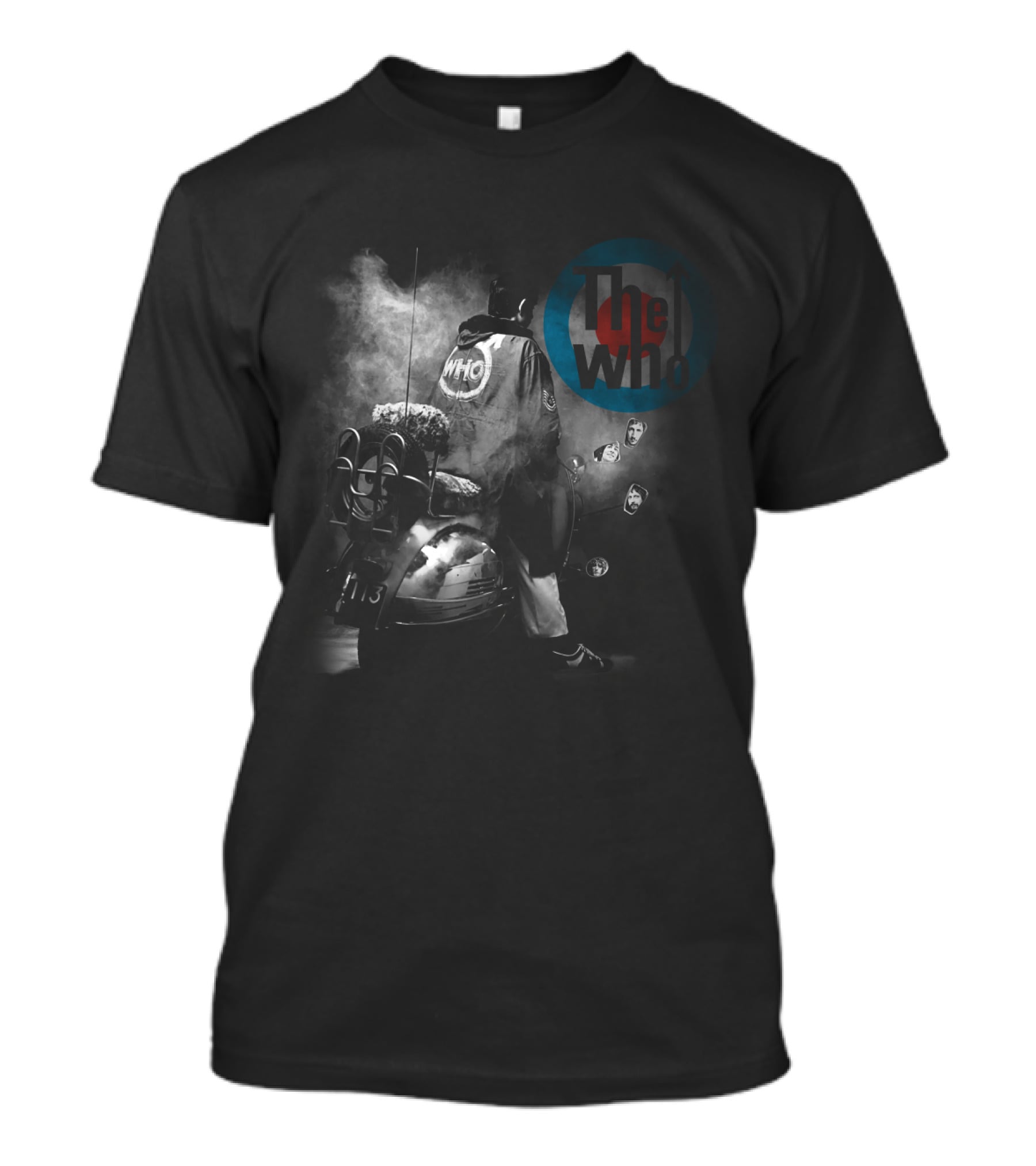 The Who Quadrophenia Scooter Scene With Band T-Shirt