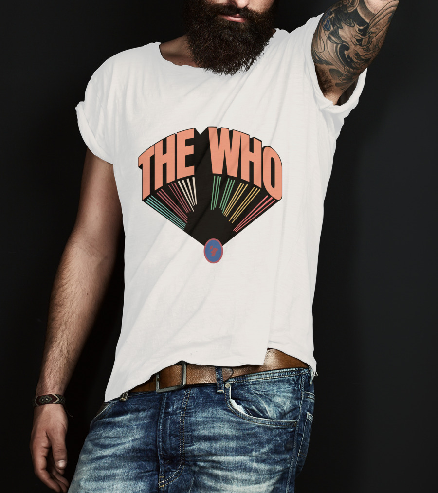 The Who 7 Fan-Shaped Retro T-Shirt