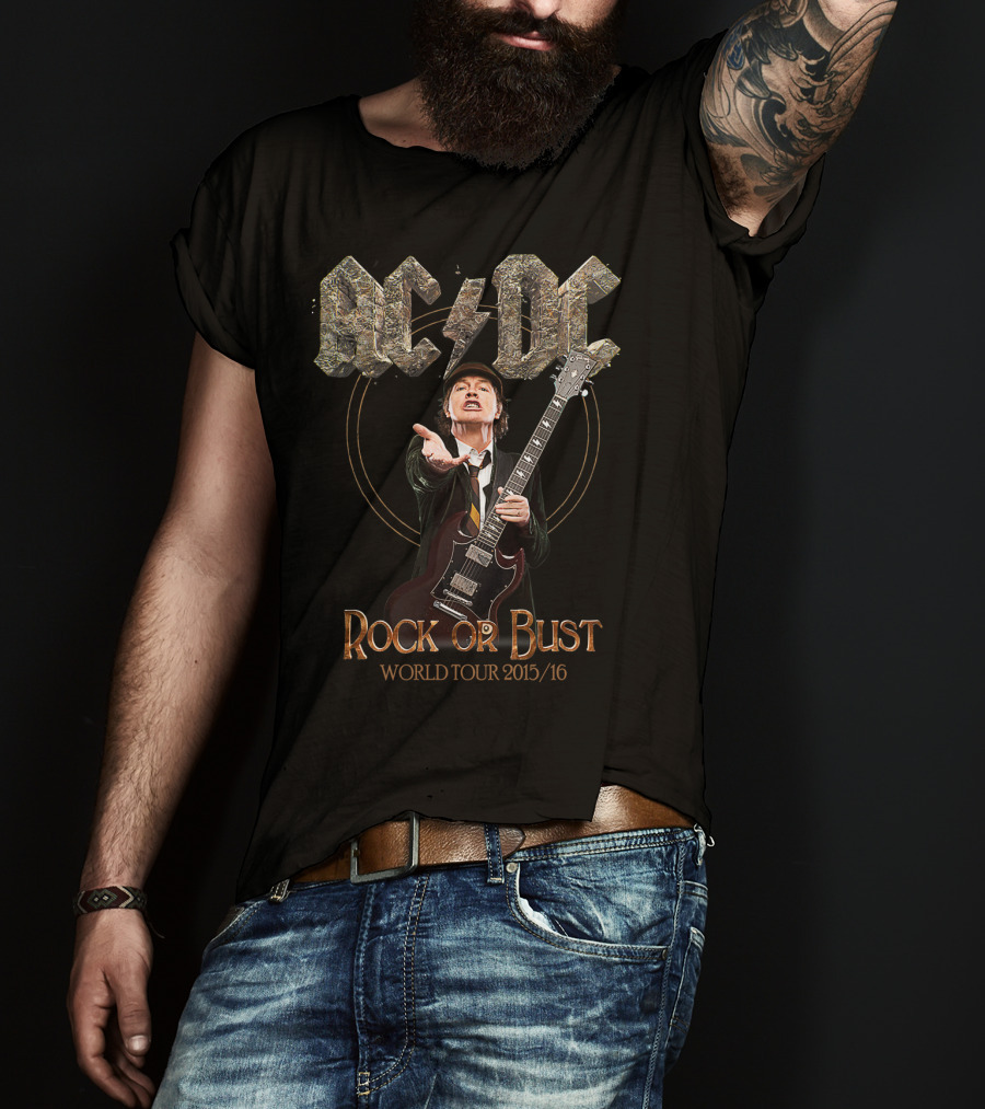 Acdc Rock Or Bust World Tour 2015/16 T-Shirt