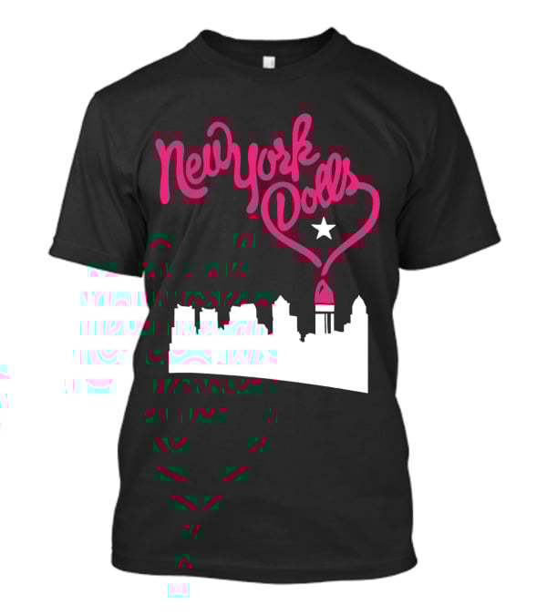 New York Dolls Skyline Star Retro Style T-Shirt