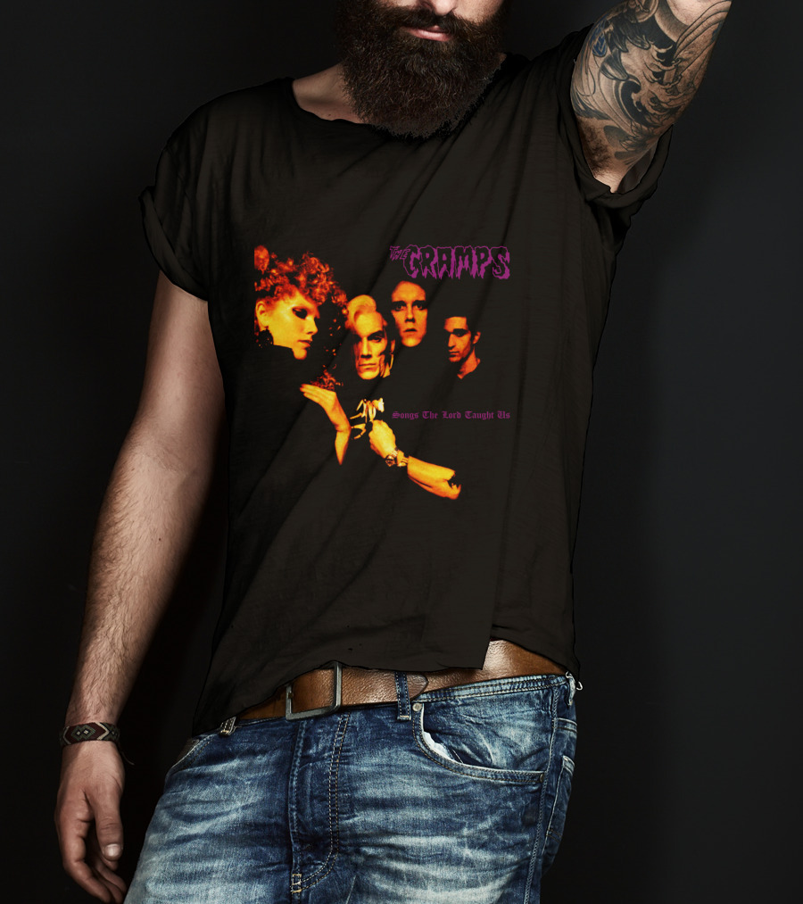 The Cramps Songs The Lord Taught Us Album Cover Tcr T-Shirt