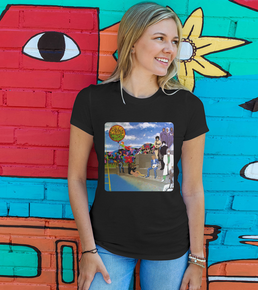 Prince Around The World In A Day Album Cover Art T-Shirt