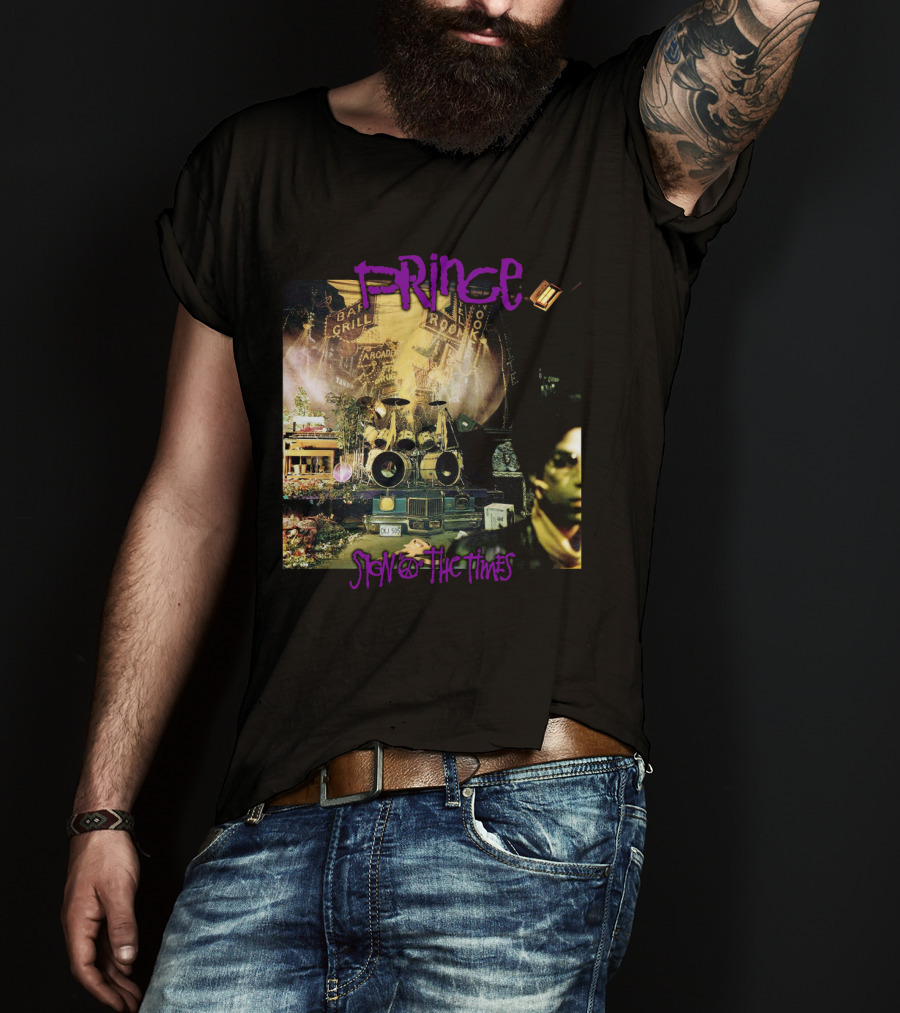 Prince Sign O' The Times Album Art T-Shirt