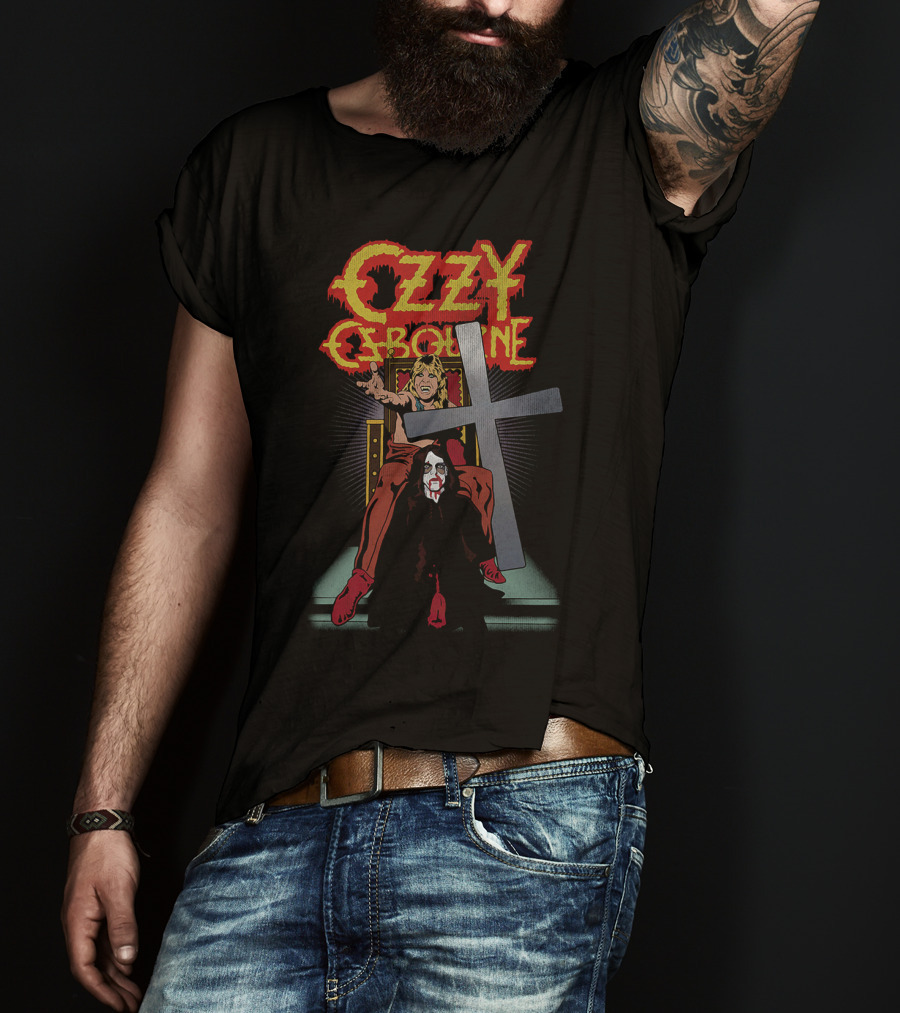 Ozzy Osbourne Throne And Cross T-Shirt