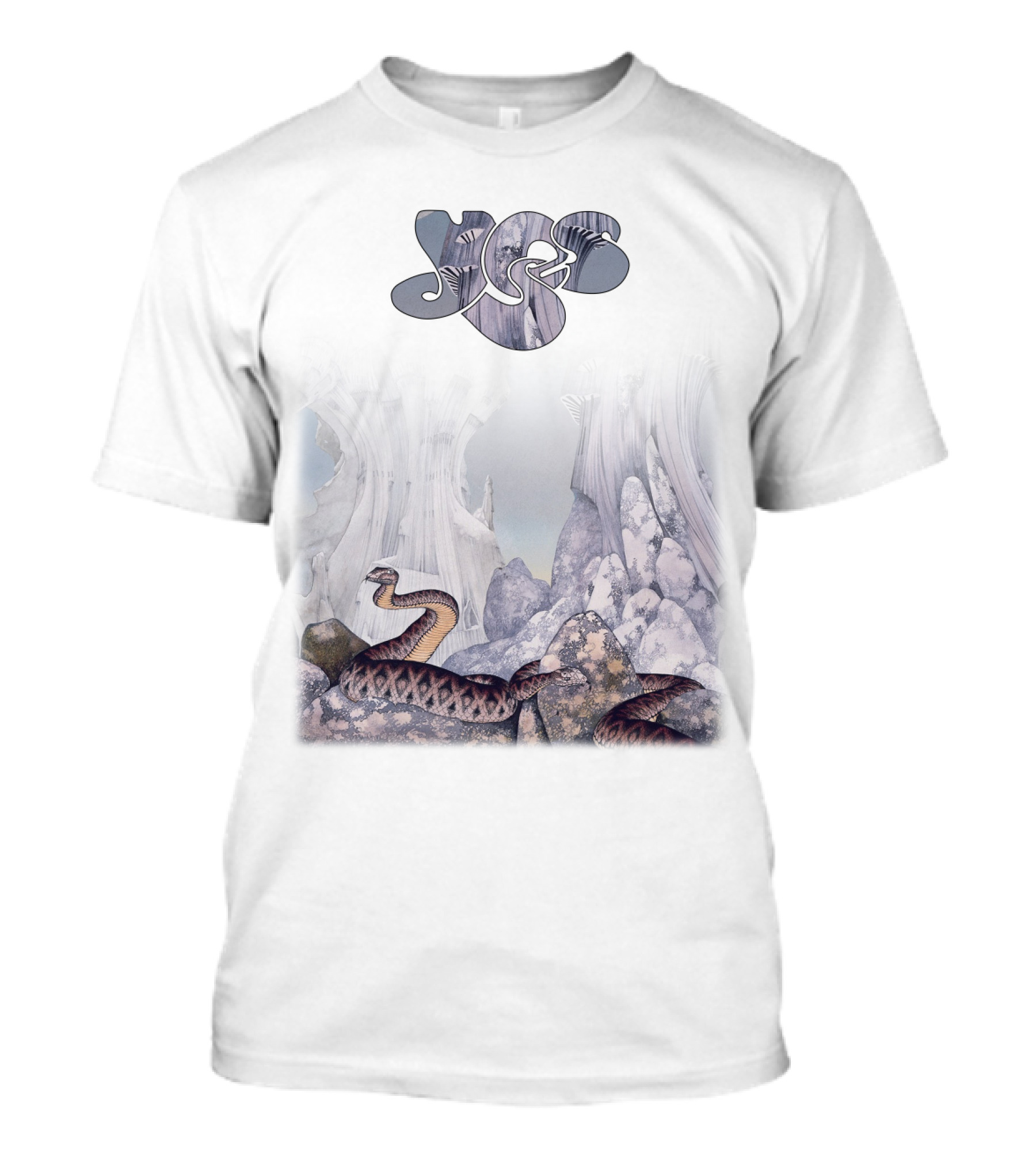 Yes Album 44 Roger Dean Art Snake T-Shirt