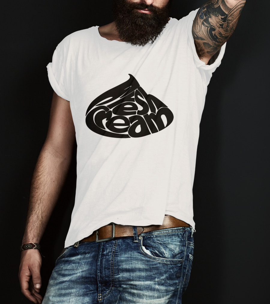 Fresh Cream Album Logo Black T-Shirt